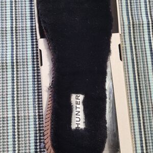 Hunter Luxury Shearling Insole Size US7 Black